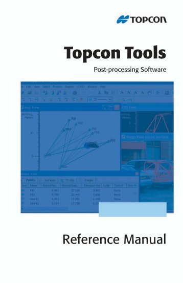 Topcon Tools Reference Manual - ToppTopo A/S