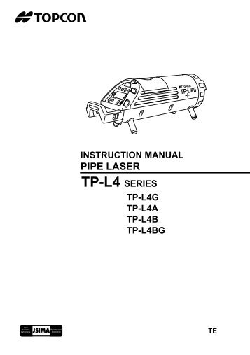 Topcon Pipe Laser - Laserplane