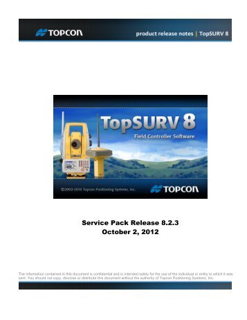 TopSURV 8.2.3 Release Notes - ToppTopo A/S