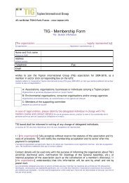 Membership form TIG 09-10 - Topten.eu