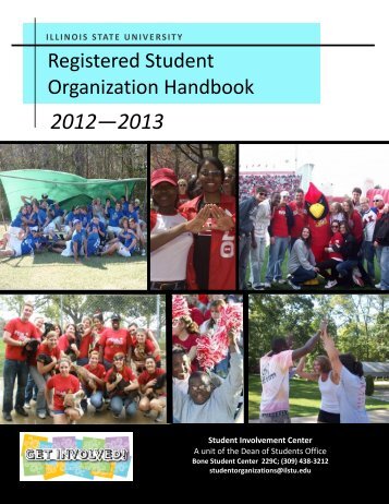 Registered Student Organization Handbook - Dean of Students ...