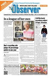 In a league of her own - Westlake | Bay Village Observer
