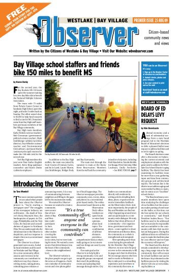 Bay Village school staffers and friends bike 150 miles to benefit MS