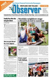 Westlake neighbors stage a theatrical end to summer