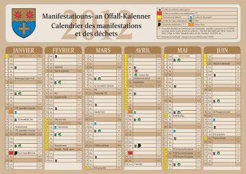 Manifestatiouns- an Offall-Kalenner Calendrier des ... - Lintgen