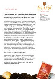 CDS-Unternehmensportrait (PDF) - Cafe Del Sol