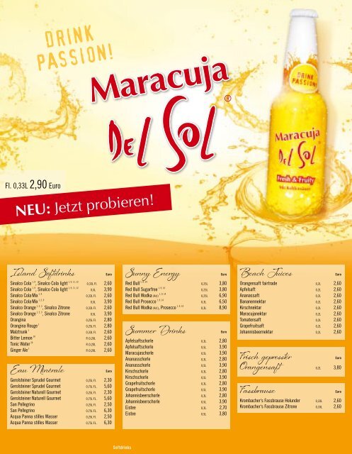 Euro - Cafe Del Sol