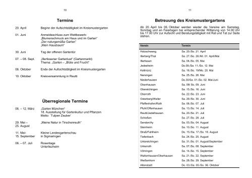 Jahresprogramm - Landkreis Neu-Ulm