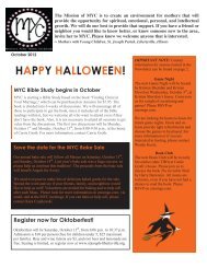 2012 October Newsletter - St. Joseph Parish