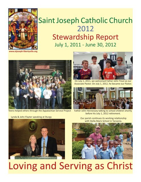 Stewardship Annual Report 2012 - St. Joseph Parish
