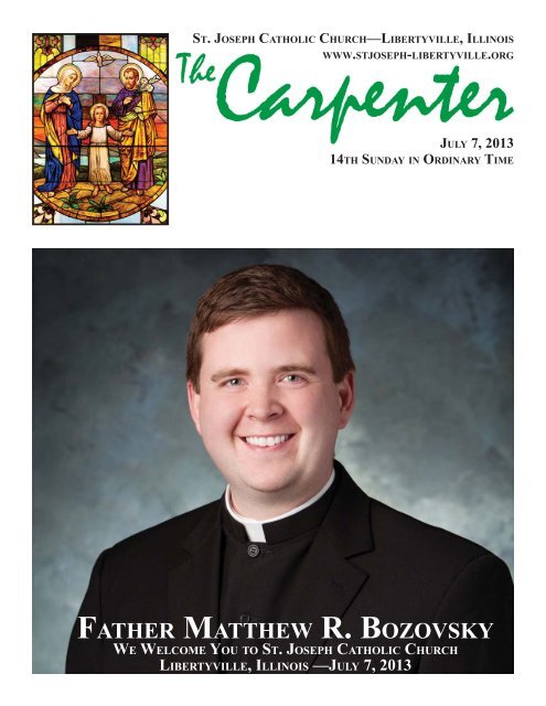 Father Matthew R Bozovsky St Joseph Parish