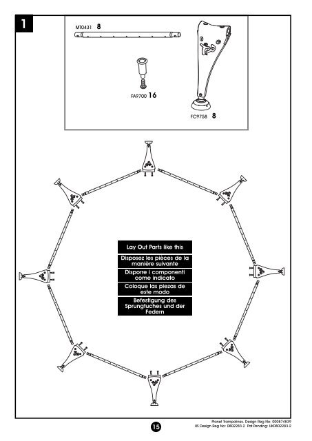 TP987 Pluto Planet Trampoline â INSTRUCTIONS ... - Eveil et jeux