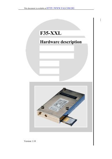 F35-XXL Hardware description - Falcom