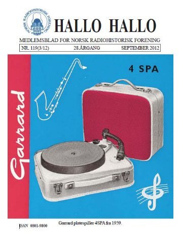 VÃ¥re vakre mikrofoner - Norsk Radiohistorisk Forening