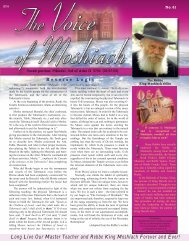 The Voice Of Moshiach, #61, Parshat Pekudei, 5763 - Living With ...