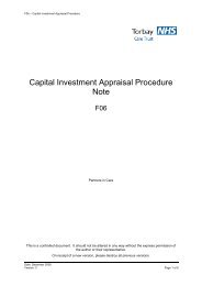 Capital Investment Appraisal Procedure F06.pdf - Torbay Care Trust