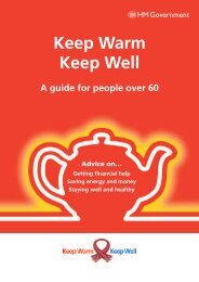 Keep Warm, Keep Well - a guide for people over ... - Torbay Care Trust