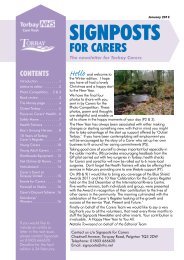 FOR CARERS - Torbay Care Trust