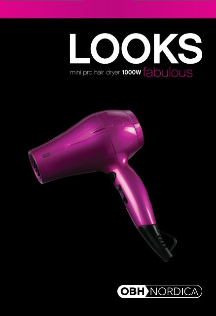 mini pro hair dryer 1000W fabulous - Torebrings