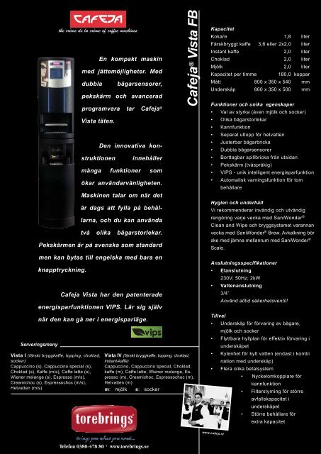 Adobe PDF-fil med produktinformation. - Torebrings