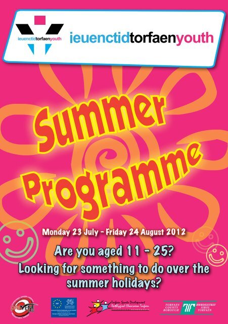 Youth Service Summer Programme - Torfaen Family Information ...