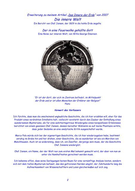 Die Innere Welt Tor In Die Galaxien