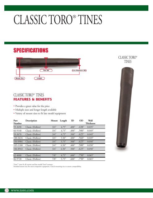 2006 Tines Catalog 3-21 - Toro