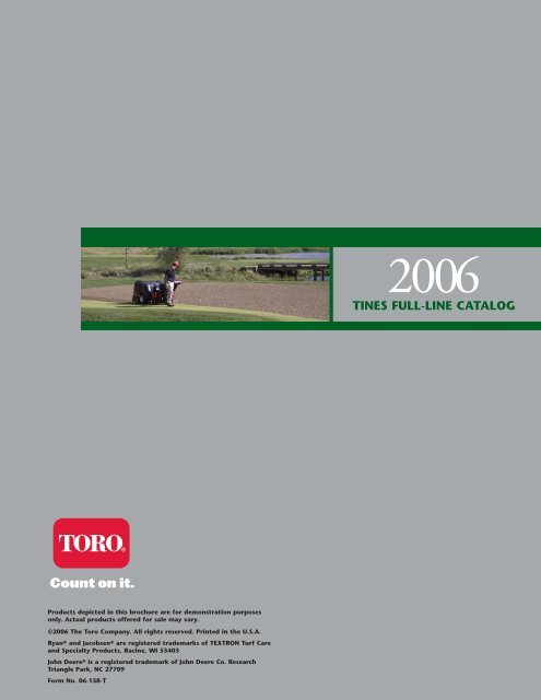 2006 Tines Catalog 3-21 - Toro