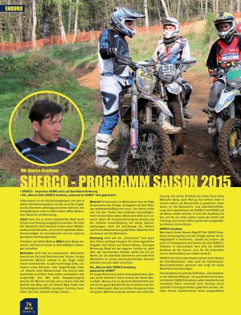  Motocross Enduro 10/2014