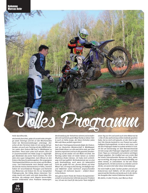  Motocross Enduro 10/2014