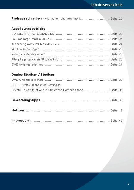 Ausbildungsplätze, Fertig, Los - Landkreis Stade 2015/2016