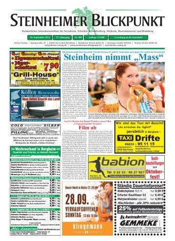 Steinheimer Blickpunkt 503