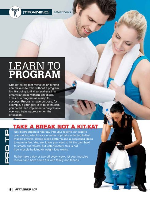 Fitness 101 September  Digital Magazine