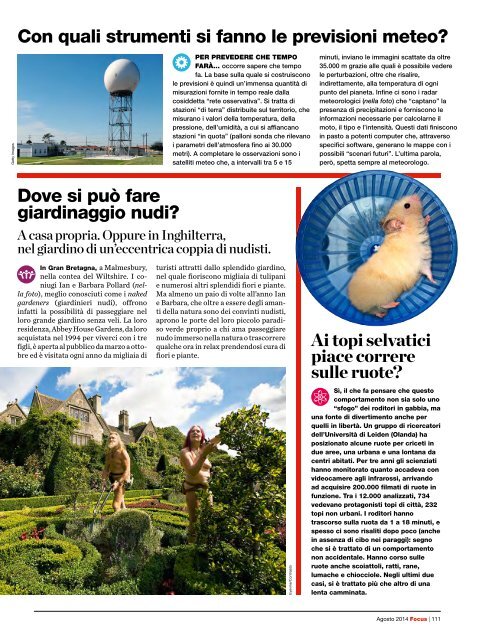 Focus Italia N° 262 - Agosto 2014