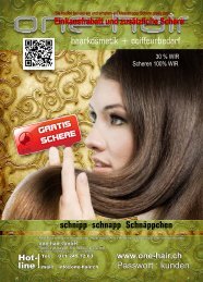 haarkosmetik + coiffeurbedarf schnipp schnapp Schnäppchen