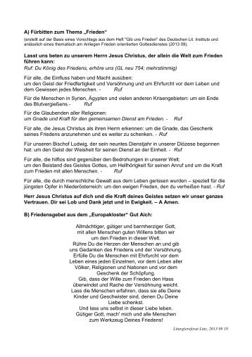 Fürbitten und Gebet zum Thema Frieden Liturgiereferat Linz 2013.pdf