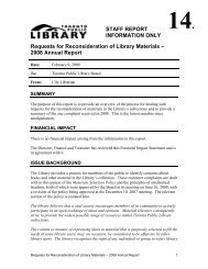 Requests for Reconsideration of Library Materials - Toronto Public ...
