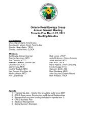 March 22 AGM Meeting Minutes - Toronto Zoo