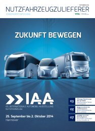 ZUKUNFT BEWEGEN – IAA Nutzfahrzeuge 2014 in Hannover