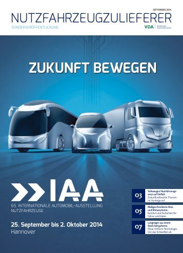 ZUKUNFT BEWEGEN – IAA Nutzfahrzeuge 2014 in Hannover