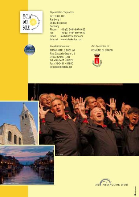 Isola del Sole 2014 - Program Book