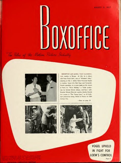Das Sal Ka Bacha Xxx Sex Video - Boxoffice-August.31.1957