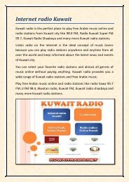 Internet radio Kuwait