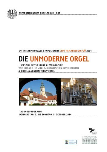 DIE UNMODERNE ORGEL