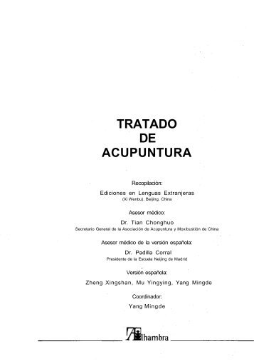TRATADO DE ACUPUNTURA
