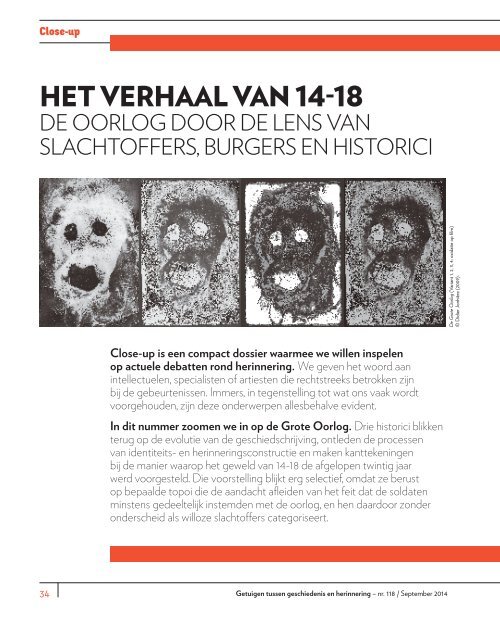 Tijdschrift: Getuigen tussen geschiedenis en herinnering - Nr. 118 (september 2014): In naam van de slachtoffers – Dictatuur en staatsterreur in Argentinië, Chili en Uruguay