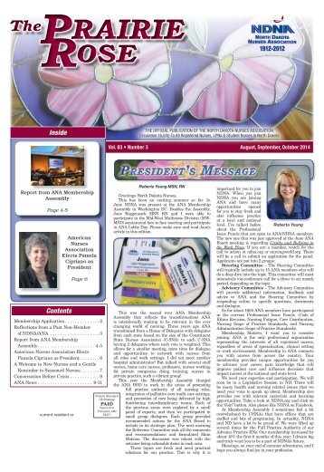 The Prairie Rose - Aug. 2014