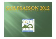 Damengolf im Golfclub Waldbrunnen - Jahresabschluss 2012