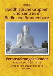 Buddhistische Gruppen und Zentren in Berlin und Brandenburg