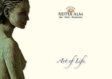 Reiter Alm "Art of Life" - Hotel Brochure - August 2014